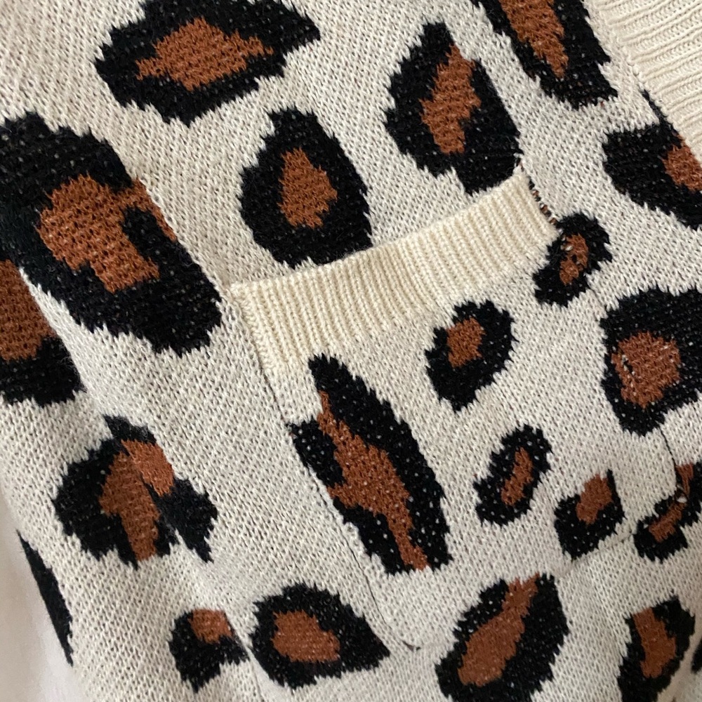 🆕LAST ONE!🛍 LUXE Leopard Love Cardigan 🐾 - Picture 3 of 6